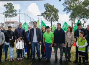 Autoridades prestigiaram a entrega da Praça da Liberdade revitalizada.
foto pedro ribas-secom