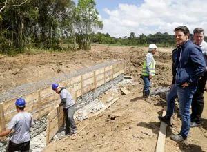 Vistoria na obra.
foto ricardo marajó-secom