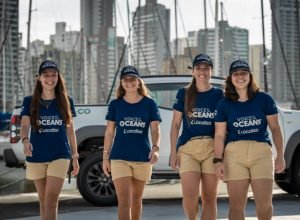 Tripulantes Jessyca Lopes - Katharina Grisotti - Thamys Trindade - Marília Nagata - 1 - Divulgação Voz dos Oceanos - Foto Laura Campanella