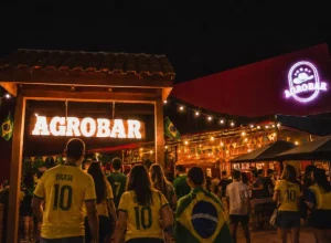 Divulgação Agrobar projeta movimentar R$ 15 milhões em faturamento até o apito final do mundial.