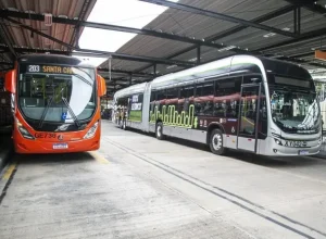 ônibus elétrico e a diesel: ampliação e renovação de frotas