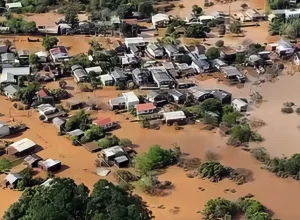 rs cidade alagada foto marinha do brasil